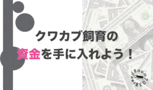 【お得】最速でクワカブ飼育の資金を稼ぐ方法！